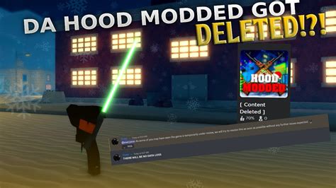 is da hood getting deleted|da hood modded roblox.